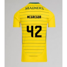 Celtic Callum McGregor #42 Borta Kläder 2024-25 Kortärmad